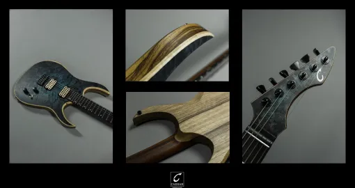 Caesar Handmade Guitars EC6blue.webp